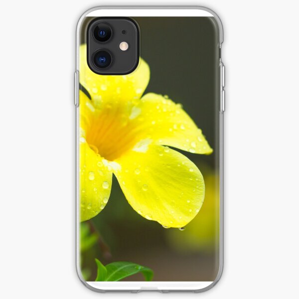 Yellow flower iPhone Soft Case