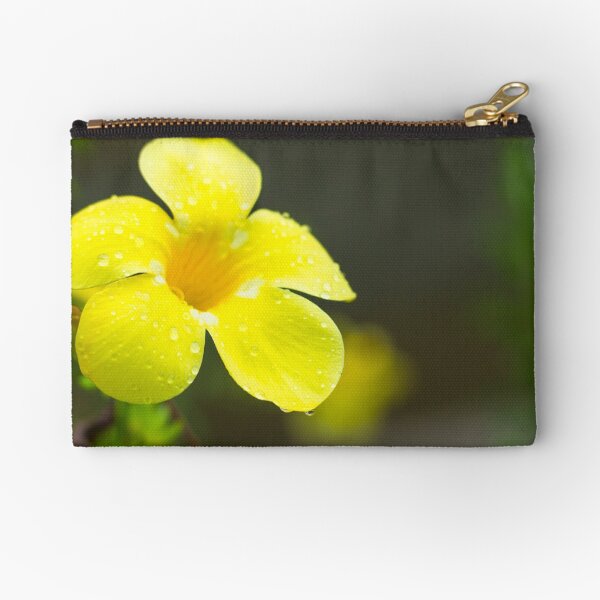Yellow flower Zipper Pouch