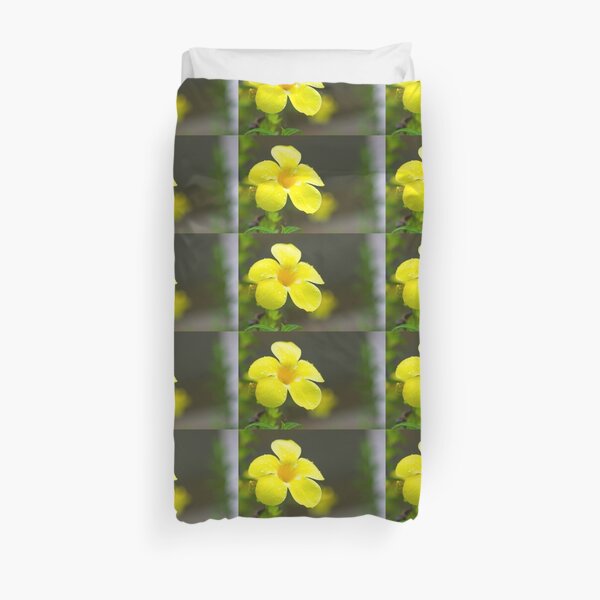 Yellow flower Duvet Cover