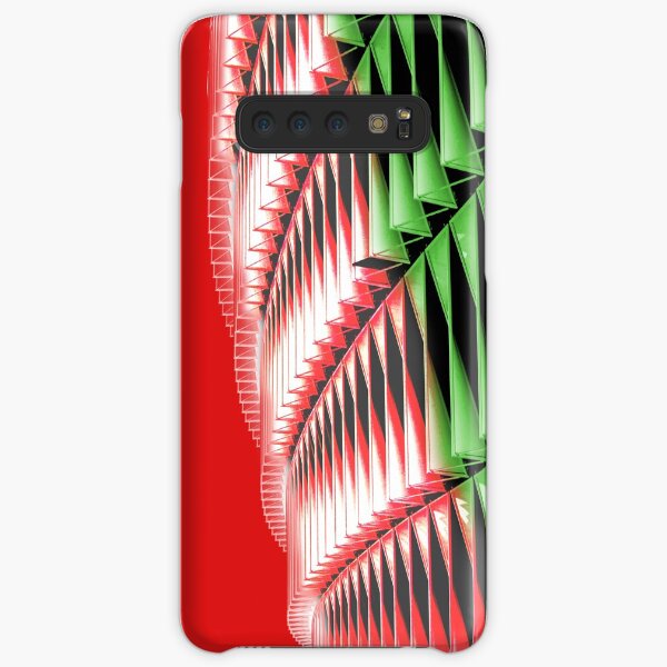 Red green white abstract structure Samsung Galaxy Snap Case