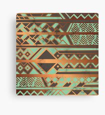 Gold & Green 029 Canvas Print