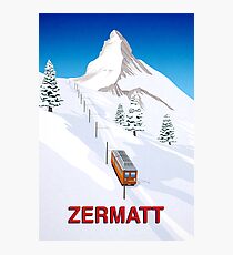 Lámina fotográfica Zermatt