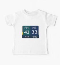 EAGLES SUPER BOWL CHAMPS (Anzeigetafel- 41-33) Baby T-Shirt