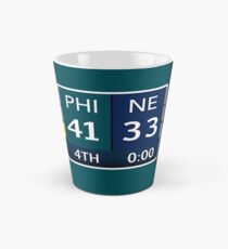 Taza cónica EAGLES SUPER BOWL CHAMPS (Cuadro de indicadores- 41-33)