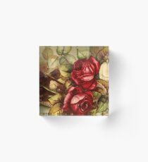 Frank, L. - Emma V. Catalogue 1921 - Red Roses Acrylic Block