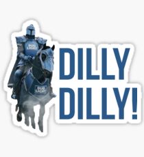 Dilly Dilly The Bud Knight Superbowl 2018 Sticker