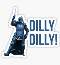 The Bud Knight Dilly Dilly Superbowl 2018 Sticker