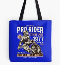 Reunion Pro Rider Extreme Sport 1977 Sunday, Dec 9th, 1977 - Freestyle International Show Tote Bag