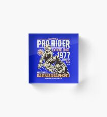 Reunion Pro Rider Extreme Sport 1977 Sunday, Dec 9th, 1977 - Freestyle International Show Acrylic Block