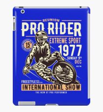 Reunion Pro Rider Extreme Sport 1977 Sunday, Dec 9th, 1977 - Freestyle International Show iPad Case/Skin