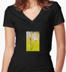 Macro quartet Women's Fitted V-Neck T-Shirt