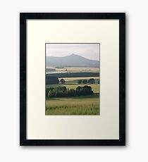 Bennachie and Barley 2 Framed Print