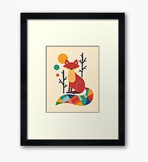 Regenbogenfuchs Gerahmtes Wandbild