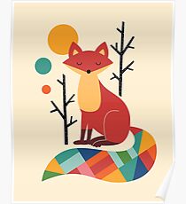 Regenbogenfuchs Poster
