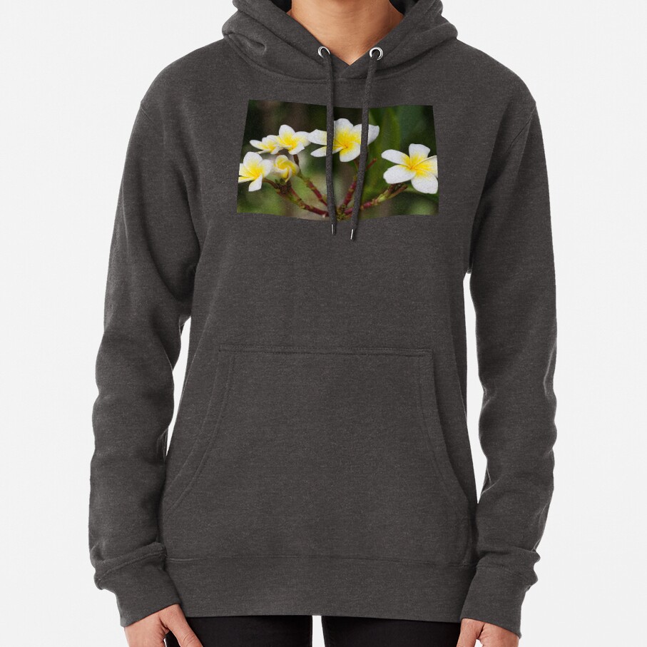 Frangipani leelawadee flowers Pullover Hoodie