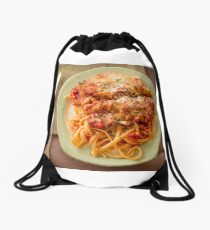 Chicken Parmesan with Linguine Drawstring Bag