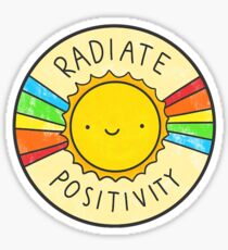 radiate positivity xs Sticker