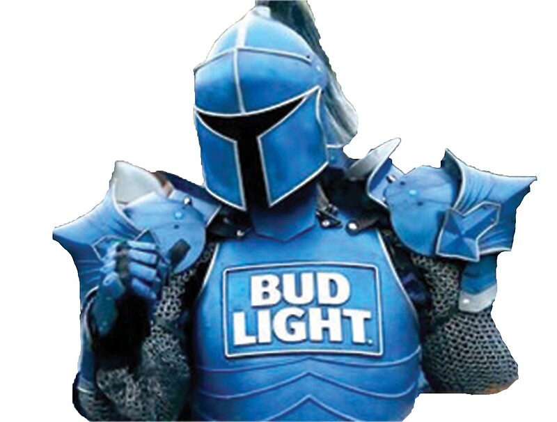 "The bud knight (dilly dilly) Super bowl commercial" by LukeWoodsDesign | Redbubble