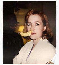 Gillian Anderson Banana Poster