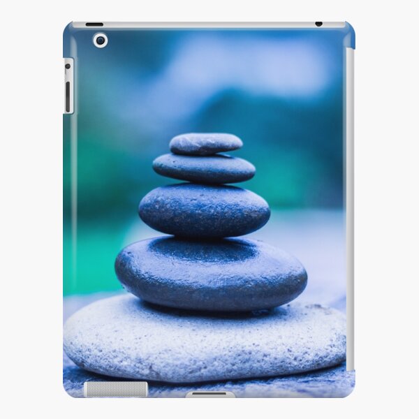 Zen stones blue iPad Snap Case