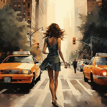 Downtown girl Graphic Poster for Sale by jeancarloscamar