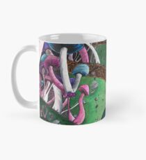 Taza clásica Mushroom Forest Marker Drawing
