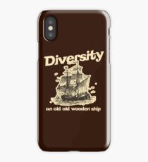 Diversity, an Old Old Wooden Ship iPhone Case