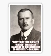Carl Jung Photo and Quote Sticker