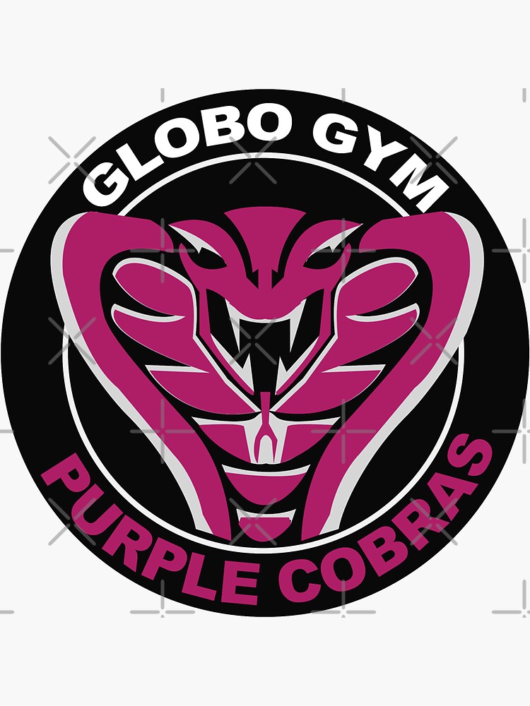 "Purple Cobras" Sticker by McPod Redbubble