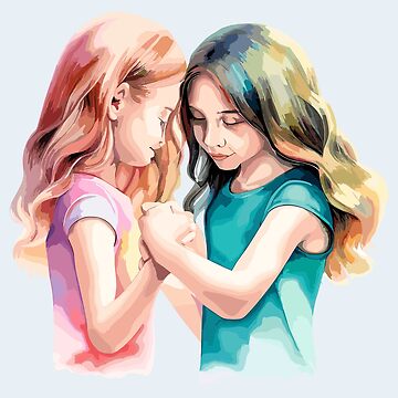 "Special Bond Between Sisters - National Sisters Day" Sticker for Sale