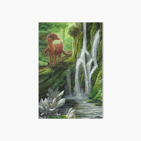 Crystal Falls Art Board Print