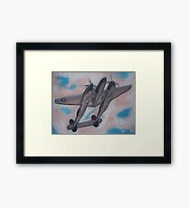 p38 Lightning -- WWII Fighter Framed Print