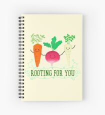 Rooting for you - Punny Garden Spiral Notebook