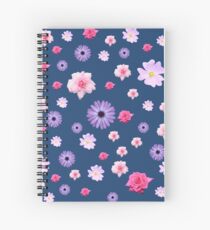 Mixed Roses and Other Flowers Spiral Notebook