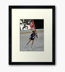 The Flag Bearer Framed Print