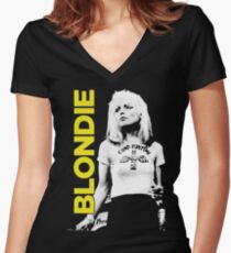 blondie Women's Fitted V-Neck T-Shirt