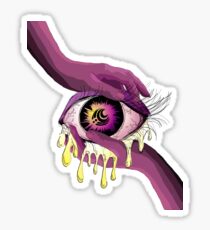 Bassnectar EDM eye art Sticker