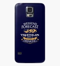 Weekend Forecast Triathlon With A Chance Of Drinking Case/Skin for Samsung Galaxy