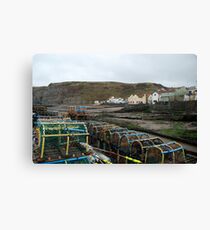 Staithes Harbour Canvas Print