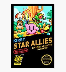 KIRBY Star Allies NES Photographic Print