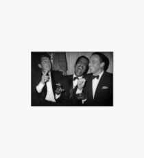 Frank Sinatra, Dean Martin, Sammy Davis Jr. Laughing Art Board Print