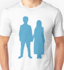 Songs of Experience Lyric Silhouette Blue Unisex T-Shirt
