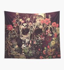 Bloom Skull Wall Tapestry