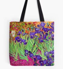 Bolsa de tela Vincent Van Gogh Purple Irises