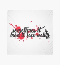 hard 2 face reality Scarf