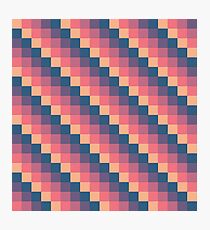Descending Square Pattern Photographic Print