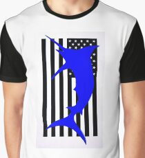 US Blue Marlin Graphic T-Shirt