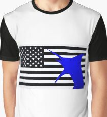 US Blue marlin Graphic T-Shirt