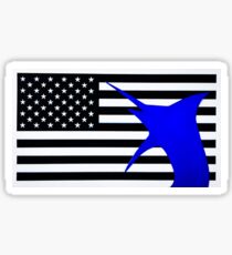 US Blue marlin Sticker
