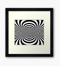 Optical tornado wind Framed Print